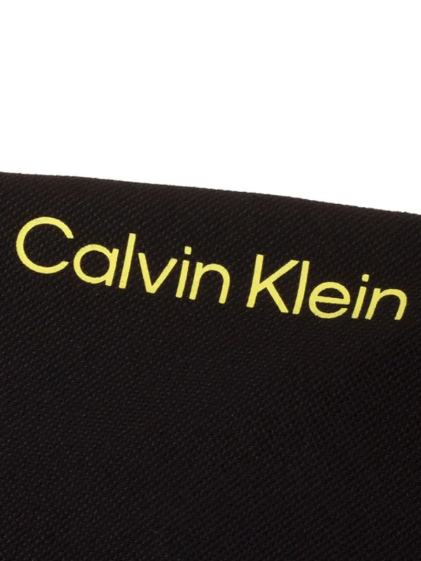 Men Calvin Klein Shirts< Whitman Zipped Polo - Black