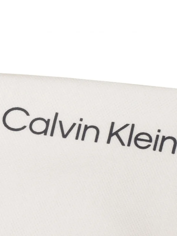 Men Calvin Klein Shirts< Whitman Zipped Polo - White/Navy