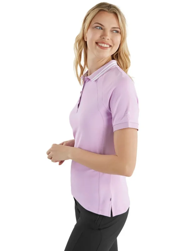 Women Calvin Klein Shirts< Women'S Blair Polo - Lilac