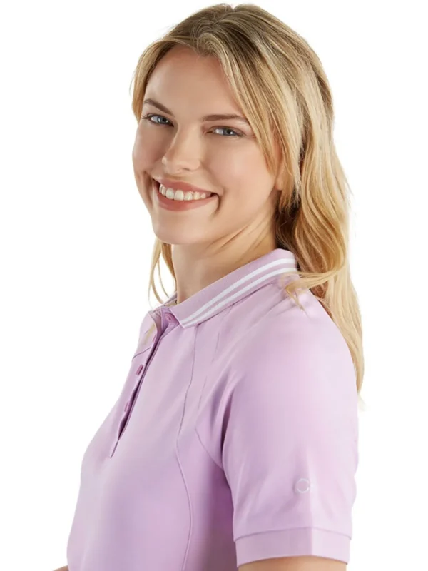 Women Calvin Klein Shirts< Women'S Blair Polo - Lilac