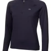 Women Calvin Klein Jumpers< Women'S Bolina 1/4-Zip Mid-Layer - Navy