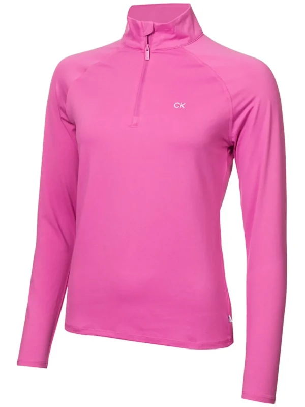 Women Calvin Klein Jumpers< Women'S Bolina 1/4-Zip Mid-Layer - Orchid