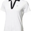 Women Calvin Klein Shirts< Women'S Canisteo Polo - White/Navy