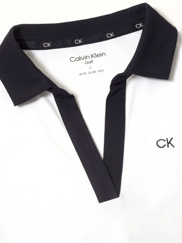 Women Calvin Klein Shirts< Women'S Canisteo Polo - White/Navy