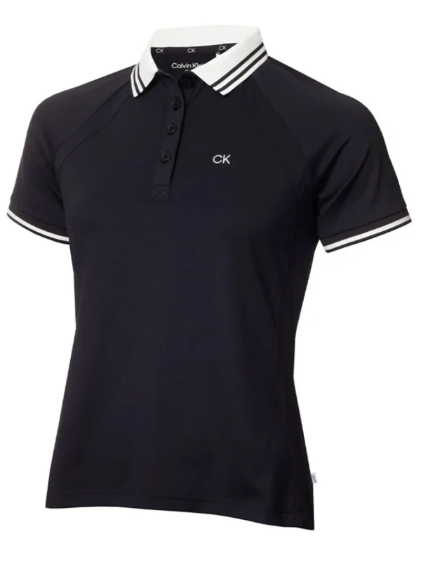 Women Calvin Klein Shirts< Women'S Genesee Polo - Navy/White