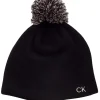 Calvin Klein Beanies & Mitts< Women'S Gorra Bobble Beanie - Black