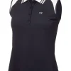 Women Calvin Klein Shirts< Women'S Mohawk Sleeveless Polo - Navy/White