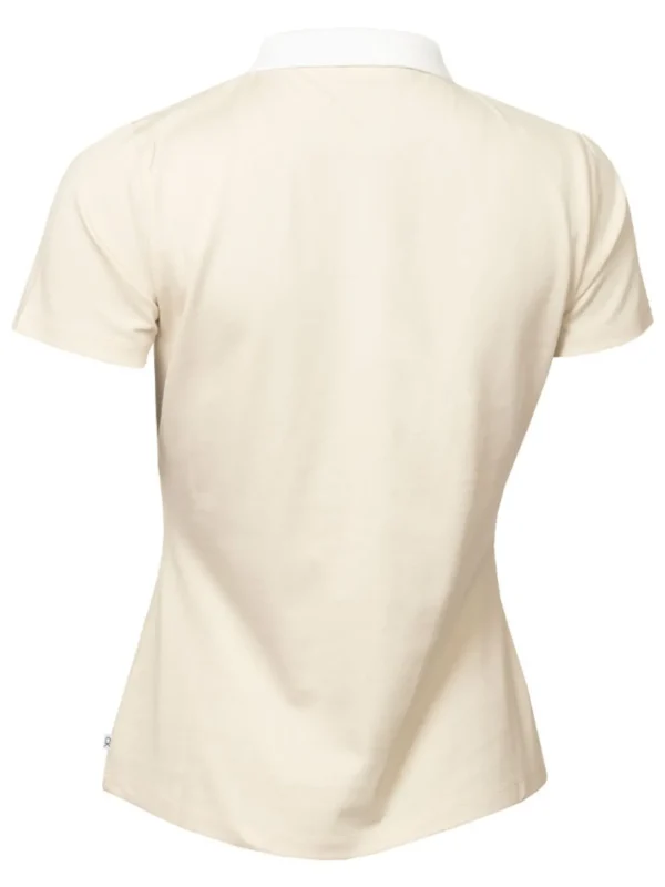 Women Calvin Klein Shirts< Women'S Raquette Polo - Birch/White