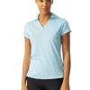 Women Daily Sports Shirts< W Anzio Cap Sleeve Polo - Skylight