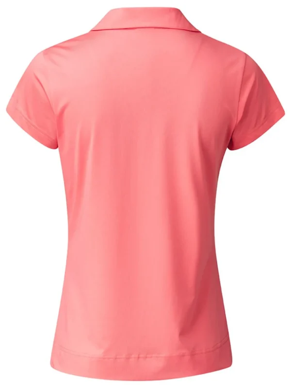 Women Daily Sports Shirts< W Anzio Cap Sleeve Polo - Coral