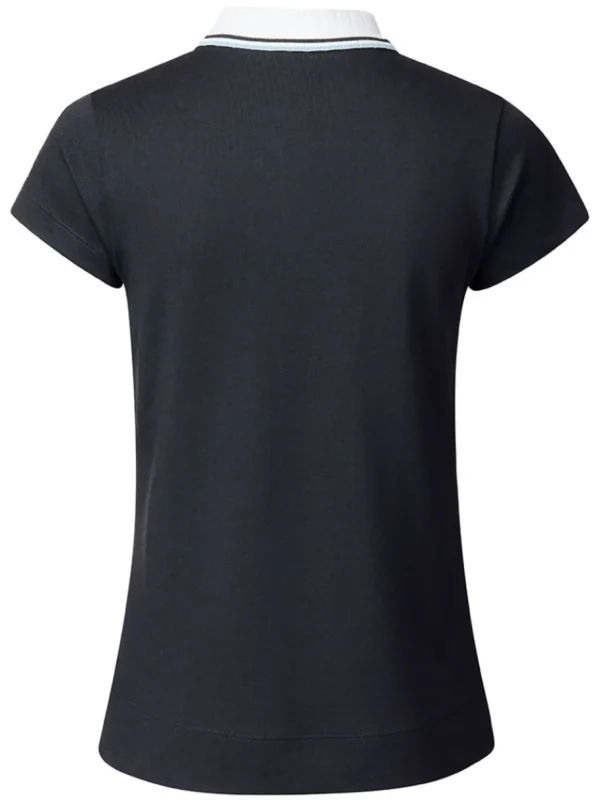 Women Daily Sports Shirts< W Candy Cap Sleeve Polo Shirt - Navy