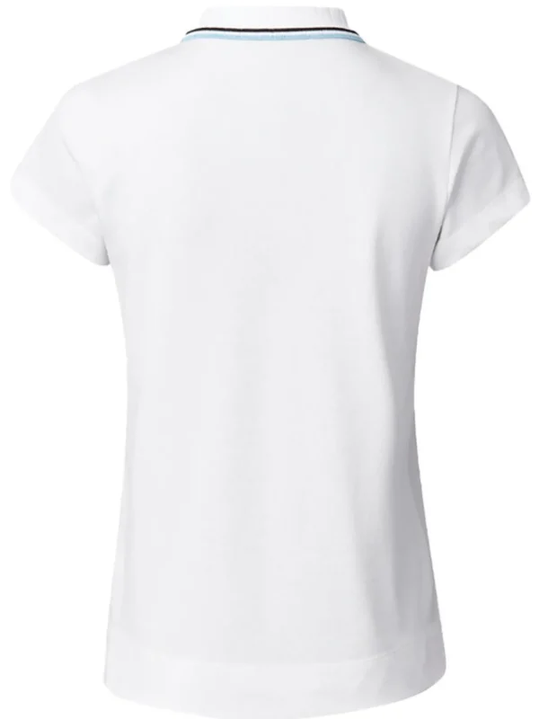 Women Daily Sports Shirts< W Candy Cap Sleeve Polo Shirt - White