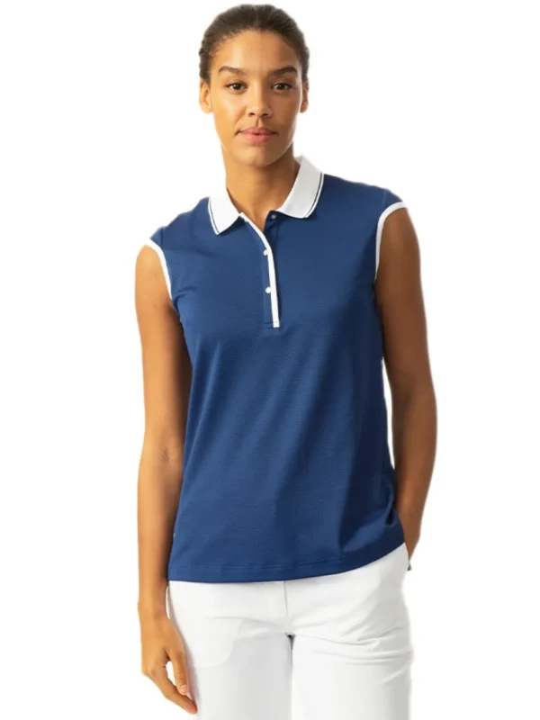 Women Daily Sports Shirts< W Helena Sleeveless Polo Shirt - Spectrum