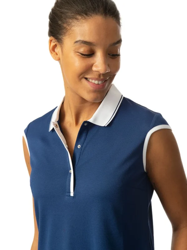 Women Daily Sports Shirts< W Helena Sleeveless Polo Shirt - Spectrum