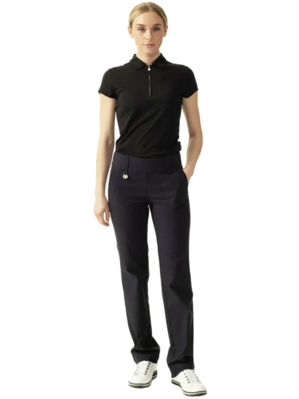 Women Daily Sports Shirts< W Macy Short Sleeve Polo - Black