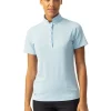 Women Daily Sports Shirts< W Nance Short Sleeve Polo Shirt - Skylight