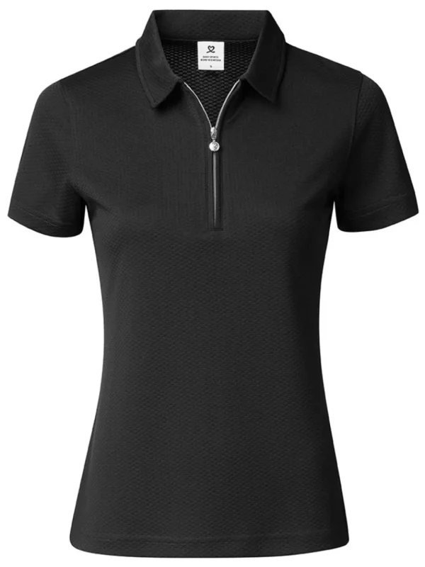 Women Daily Sports Shirts< W Peoria Short Sleeve Polo Shirt - Black