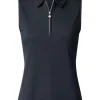 Women Daily Sports Shirts< W Peoria Sleeveless Polo Shirt - Navy