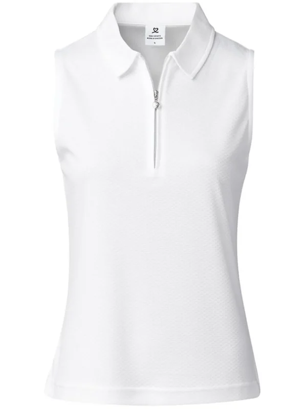 Women Daily Sports Shirts< W Peoria Sleeveless Polo Shirt - White