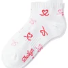 Daily Sports Socks< Women'S Heart Sock 3 Pack - White