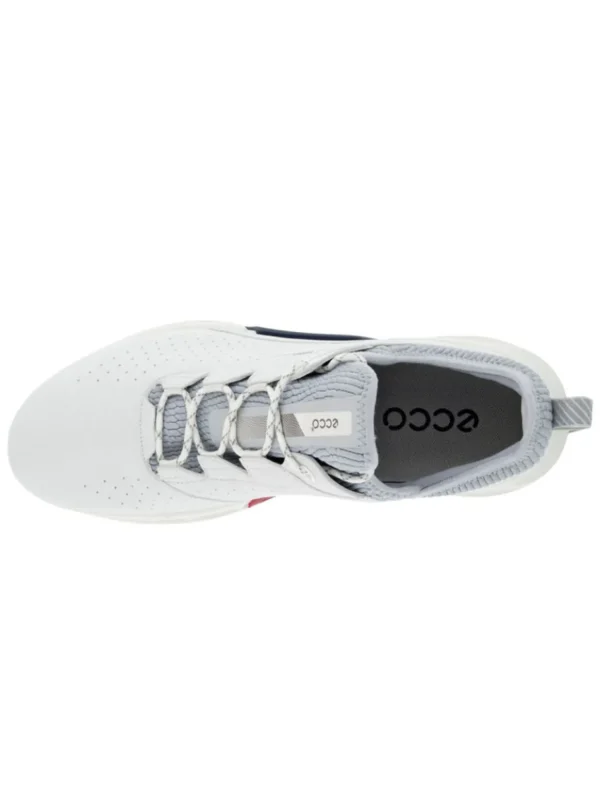 Men Ecco Mens Golf Shoes< Biom C4 Golf Shoes - White/Concrete