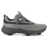 Men Ecco Mens Golf Shoes< M Biom G5 Boa Golf Shoes - Steel/Black