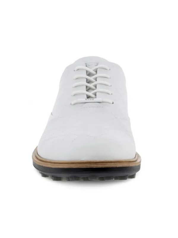 Men Ecco Mens Golf Shoes< M Classic Golf Shoes - White