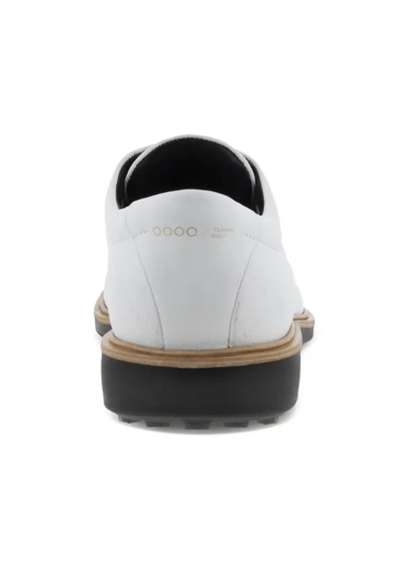 Men Ecco Mens Golf Shoes< M Classic Golf Shoes - White