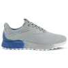 Men Ecco Mens Golf Shoes< M S-Three Golf Shoes - Concrete/Blue