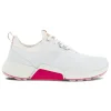 Women Ecco Womens Golf Shoes< W Biom Hybrid 4 Golf Shoes - White/Silver/Pink