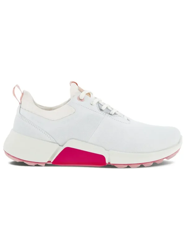 Women Ecco Womens Golf Shoes< W Biom Hybrid 4 Golf Shoes - White/Silver/Pink