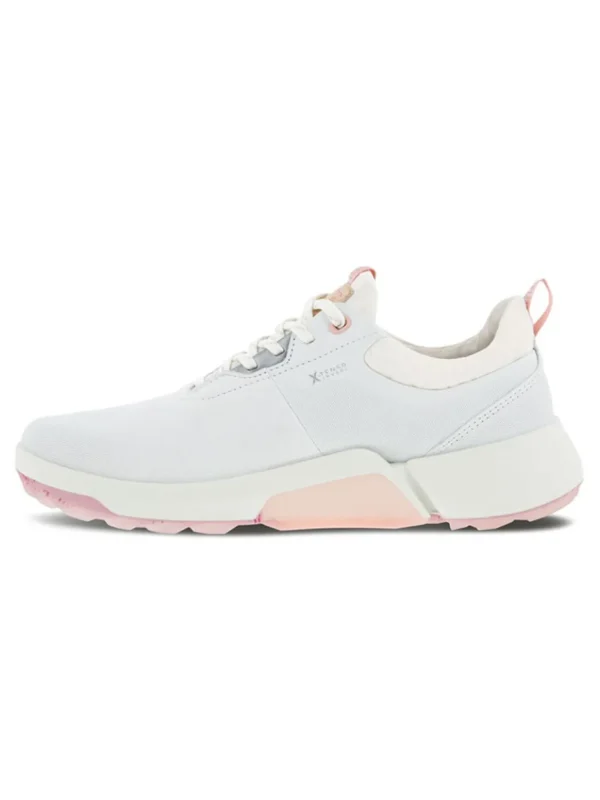 Women Ecco Womens Golf Shoes< W Biom Hybrid 4 Golf Shoes - White/Silver/Pink