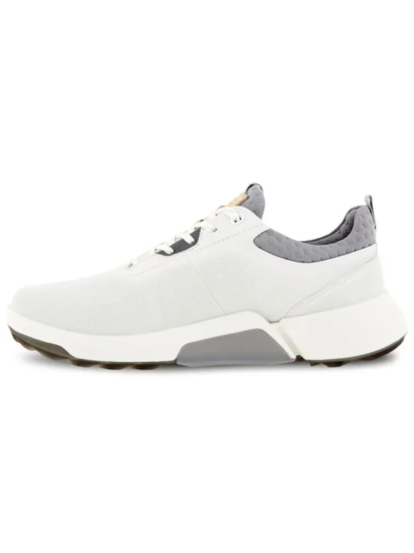 Women Ecco Womens Golf Shoes< W Biom Hybrid 4 Golf Shoes - White/Silver Grey