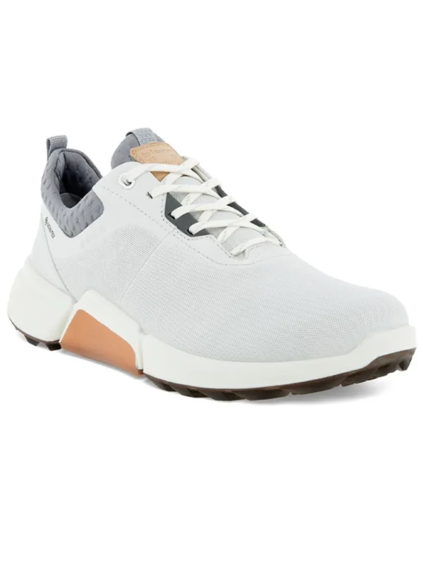 Women Ecco Womens Golf Shoes< W Biom Hybrid 4 Golf Shoes - White/Silver Grey