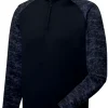 Men FootJoy Jumpers< Camo Colour Block Midlayer (Athletic Fit) - Black