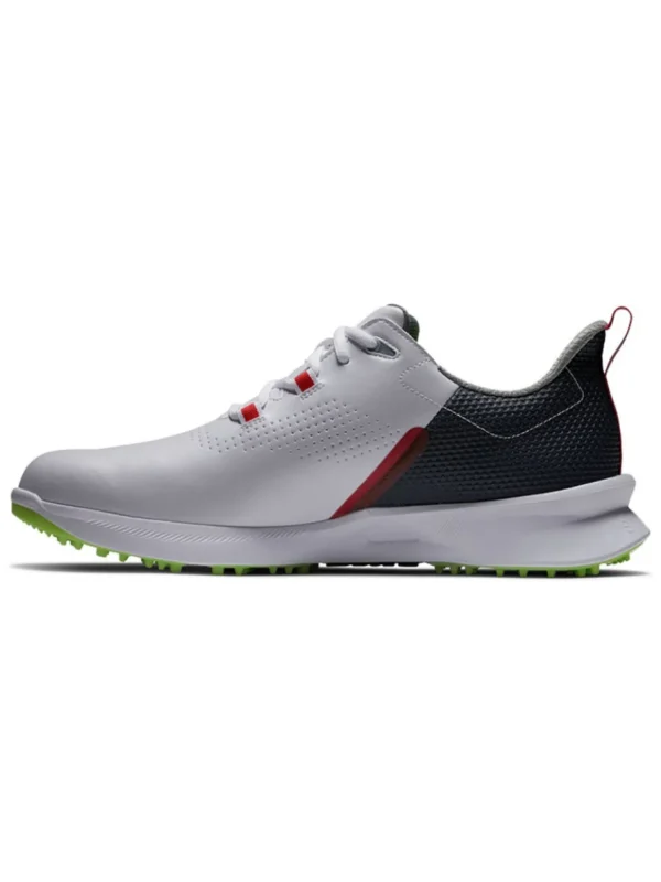 Men FootJoy Mens Golf Shoes< Fuel Golf Shoes - White/Navy