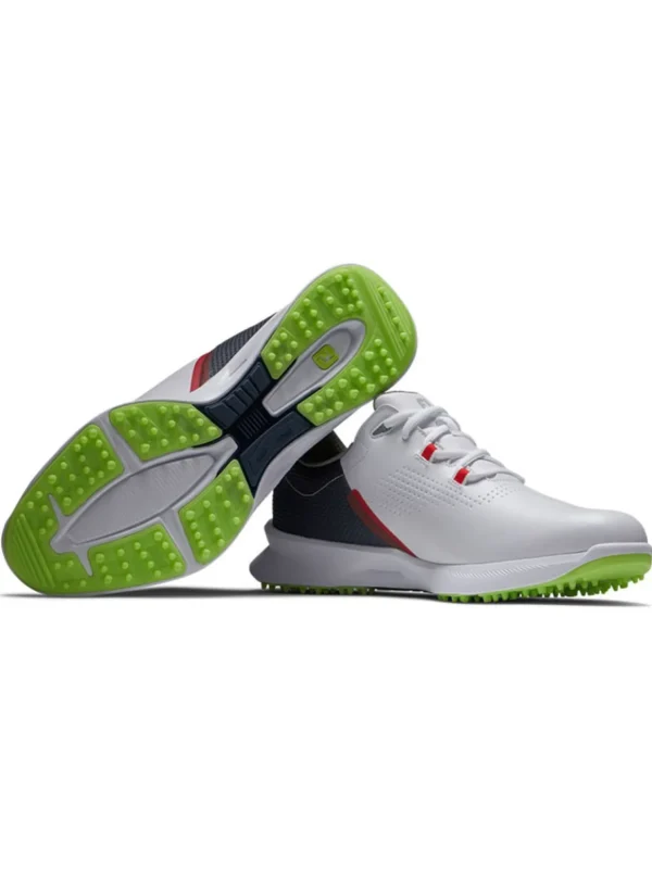 Men FootJoy Mens Golf Shoes< Fuel Golf Shoes - White/Navy