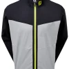 Men FootJoy Wind & Rain Wear< Hydrolite Rain Jacket - Black/Grey/Lime