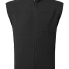 Men FootJoy Vests< Ottoman Full Zip Vest - Black