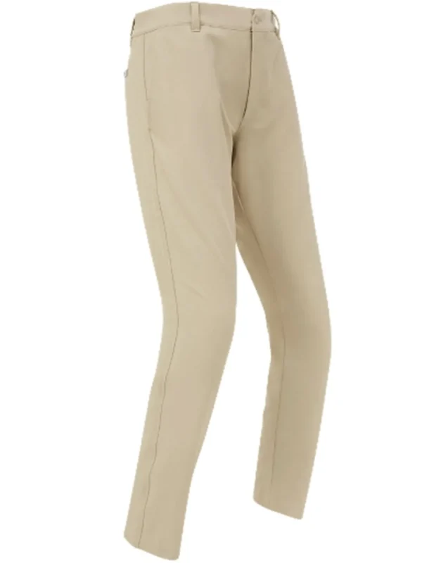 Men FootJoy Pants< Performance Slim Fit Trousers - Khaki