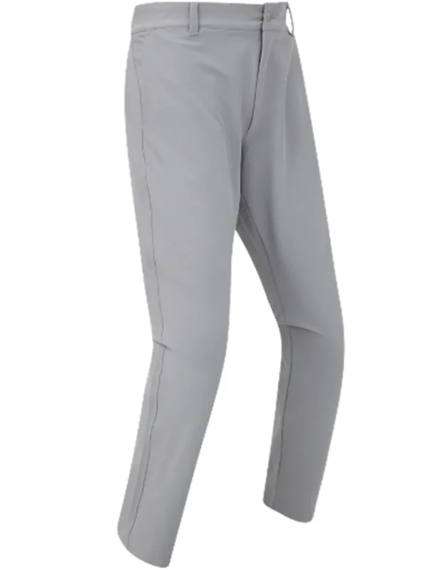 Men FootJoy Pants< Performance Slim Fit Trousers - Grey