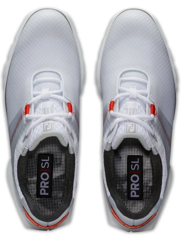 Men FootJoy Mens Golf Shoes< Pro Sl Sport Golf Shoes - White