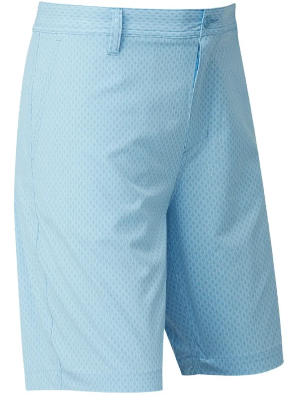 Men FootJoy Shorts< Tonal Print Short - True Blue