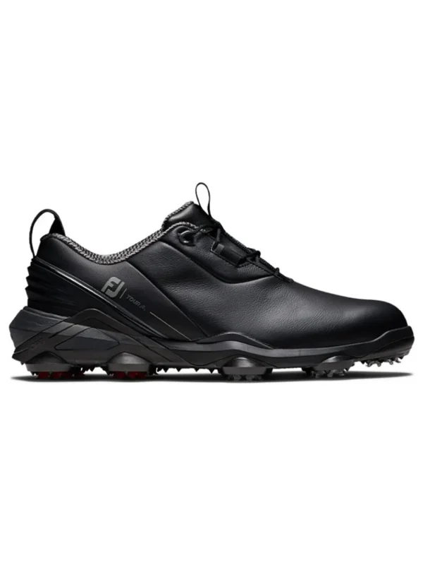 Men FootJoy Mens Golf Shoes< Tour Alpha Golf Shoes - Black