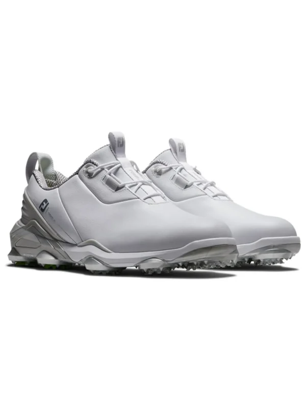 Men FootJoy Mens Golf Shoes< Tour Alpha Golf Shoes - White