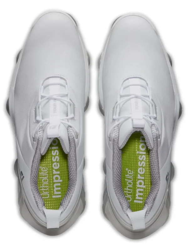 Men FootJoy Mens Golf Shoes< Tour Alpha Golf Shoes - White