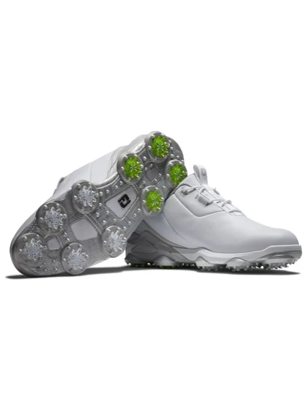 Men FootJoy Mens Golf Shoes< Tour Alpha Golf Shoes - White