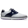 Women FootJoy Womens Golf Shoes< Women'S Fj Traditions Spikeless Golf Shoes - White/Navy