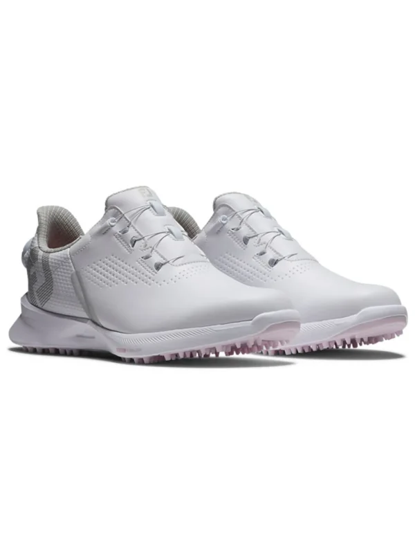 Women FootJoy Womens Golf Shoes< Women'S Fuel Boa Golf Shoes - White