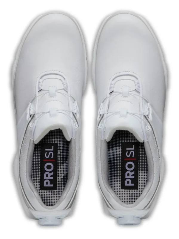 Women FootJoy Womens Golf Shoes< Women'S Pro Sl Boa '22 Golf Shoes - White/Silver